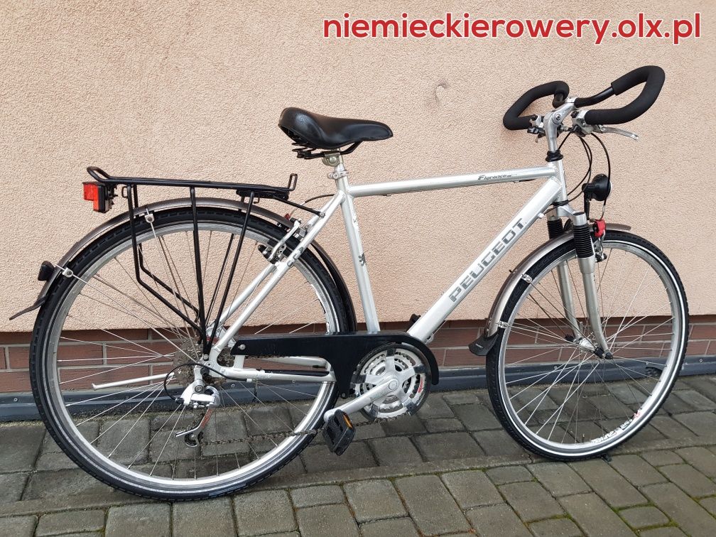 Rower męski trekkingowy PEUGEOT Koła 28 SHIMANO NEXAVE aluminium rabat