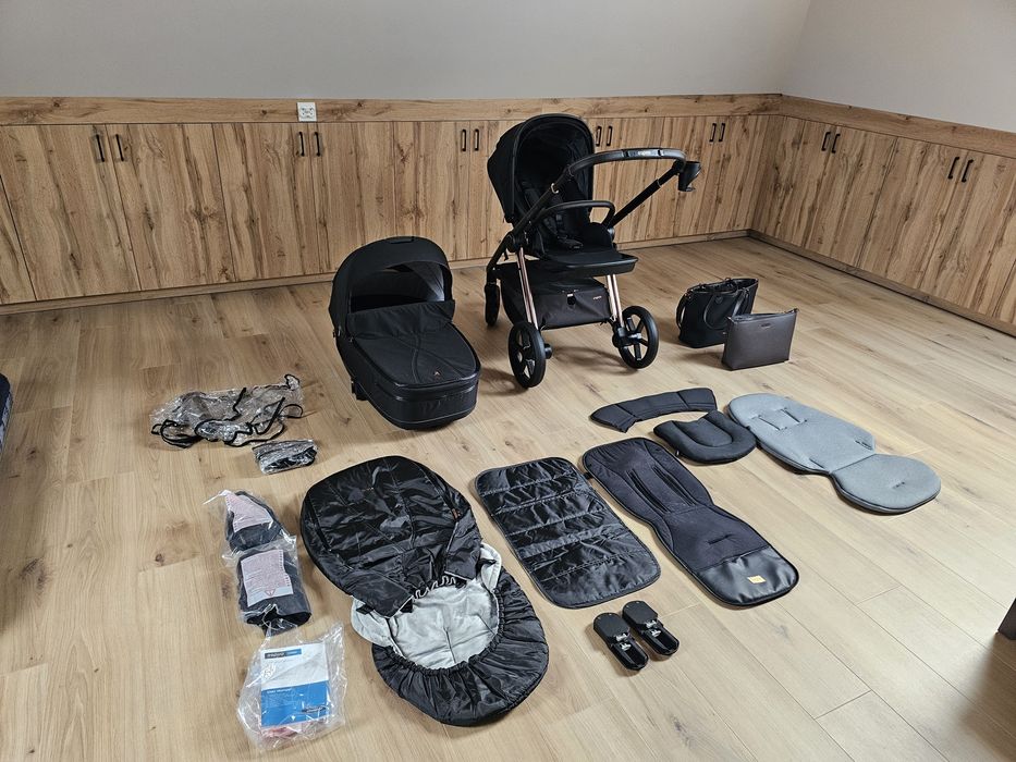 Espiro Miloo Wózek Wielofunkcyjny 2w1 Diamond Black / Stan idealny