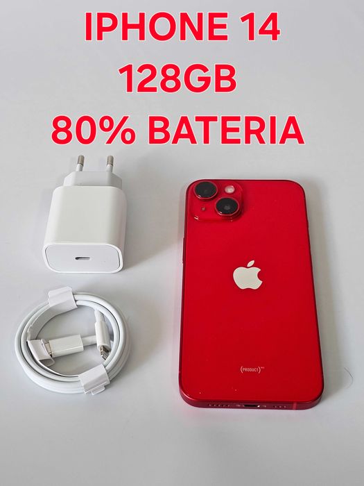 Iphone 14 128gb. 80% Bateria. Excelente