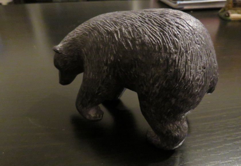 Urso artesanal - Wolf Original Sculptures Canadá