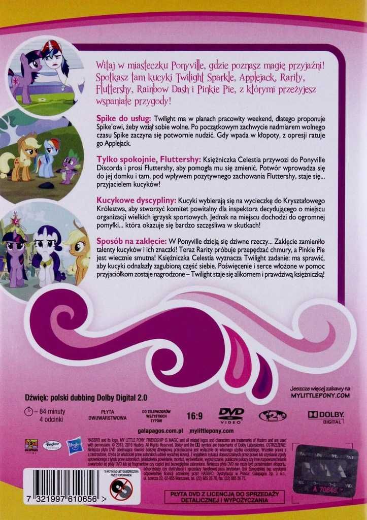 Bajka DVD Kucyki My Little Pony 13 Polski Dubbing Film Pinkie Pie