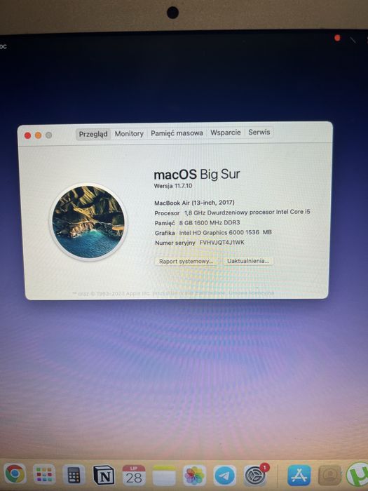 MacBook Air 13 silver