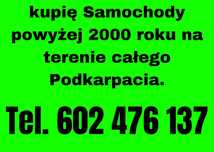 Skupię Samochody powyżej 2000 roku na terenie całego podkarpacia
