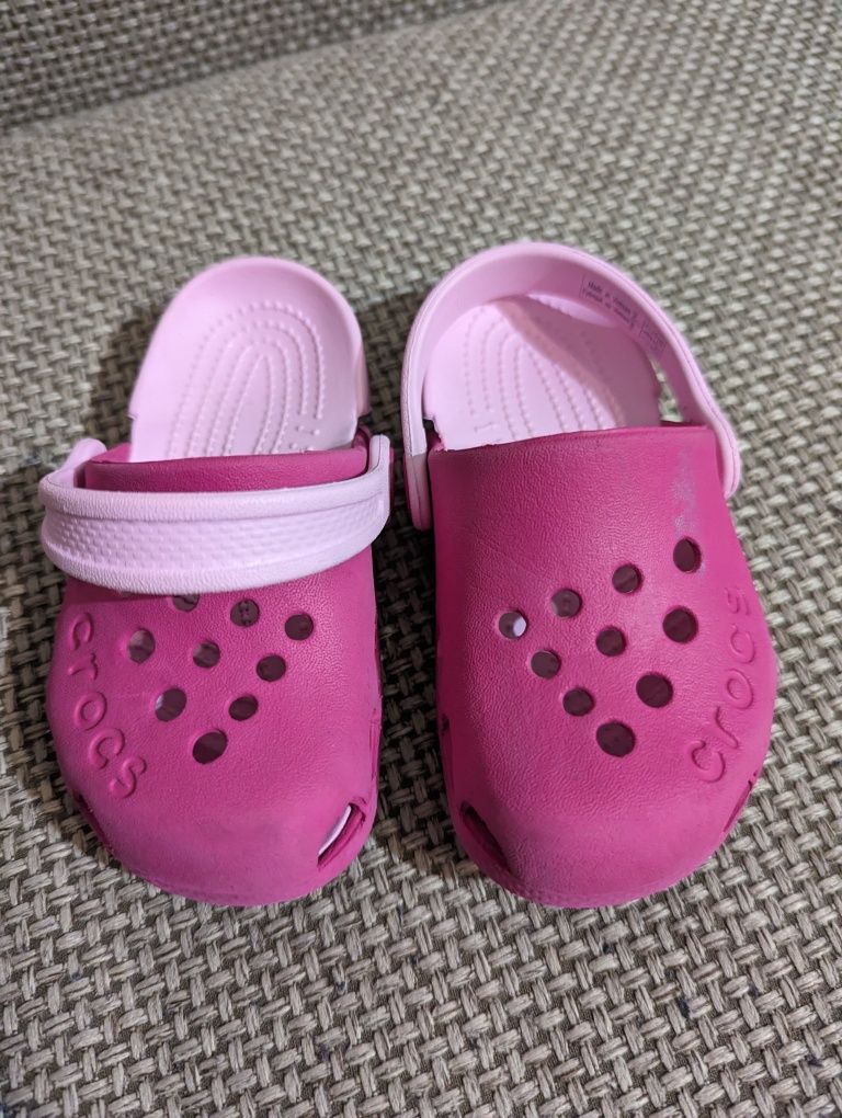 Крокси Crocs Kids' Electro Clog розовые (Kids) р24