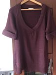 SWETER bordo Promod