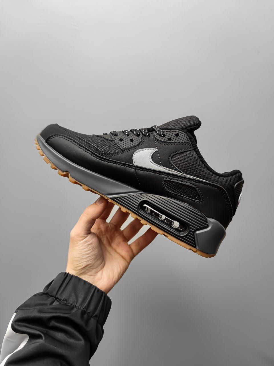 Кросівки Nike Air Max 90 Black Gum, кросовки Найк Аір Макс 90 чорні