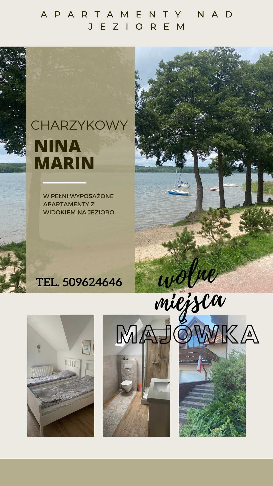 Charzykowy apartament z widokiem na jezioro