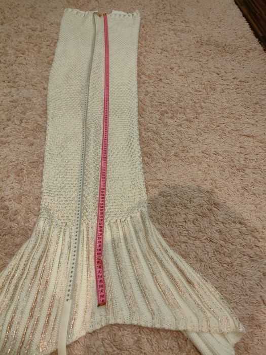 Koc, śpiwór ,Ogon Syrenka  z Akrylu