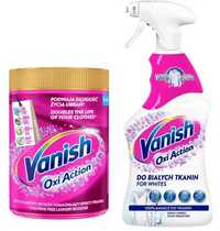 Vanish odplamiacz w proszku 625g kolor +Vanish Spray do białych 500ml