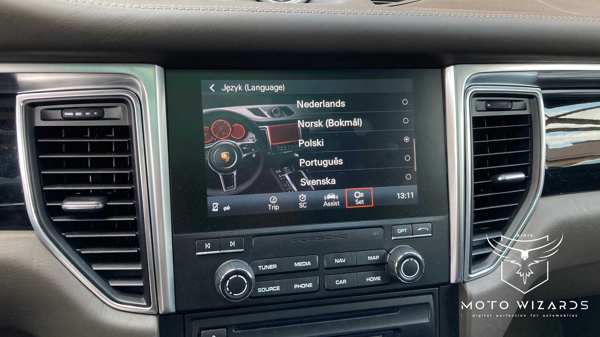 Polskie Menu USA/EU PORSCHE Macan Cayenne Panamera 911 912