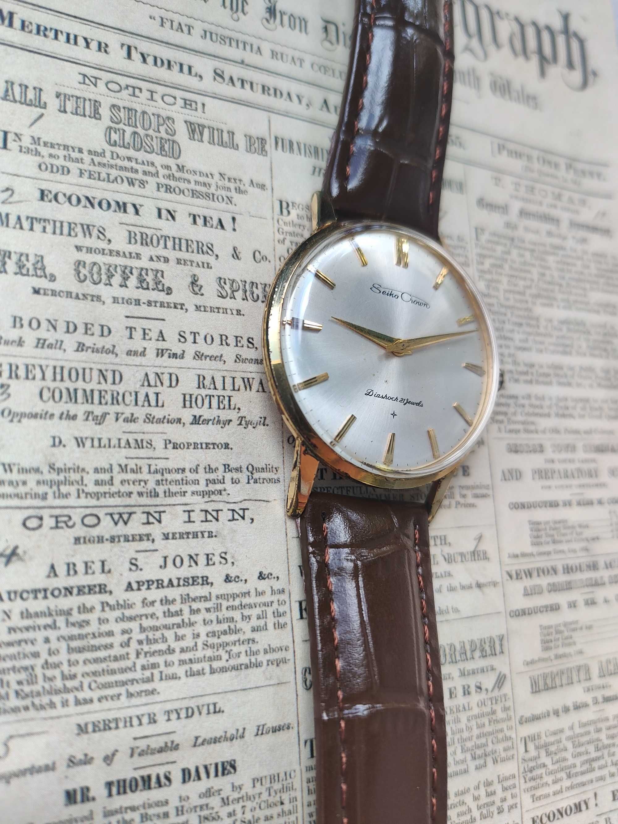 Seiko Crown 560 60r Zegarek nakręcany