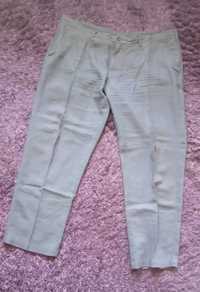 Продам мужские летние льняные брюки Marks & Spencer, б/у, голубые, р42