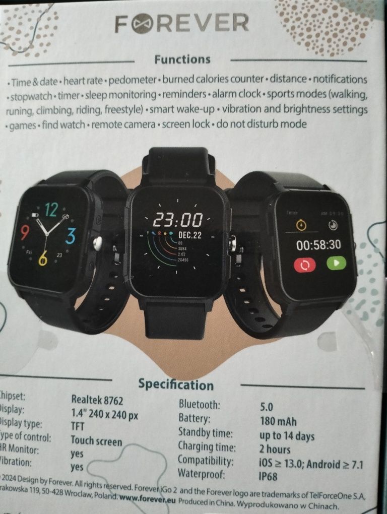Smartwach Forever iGO2