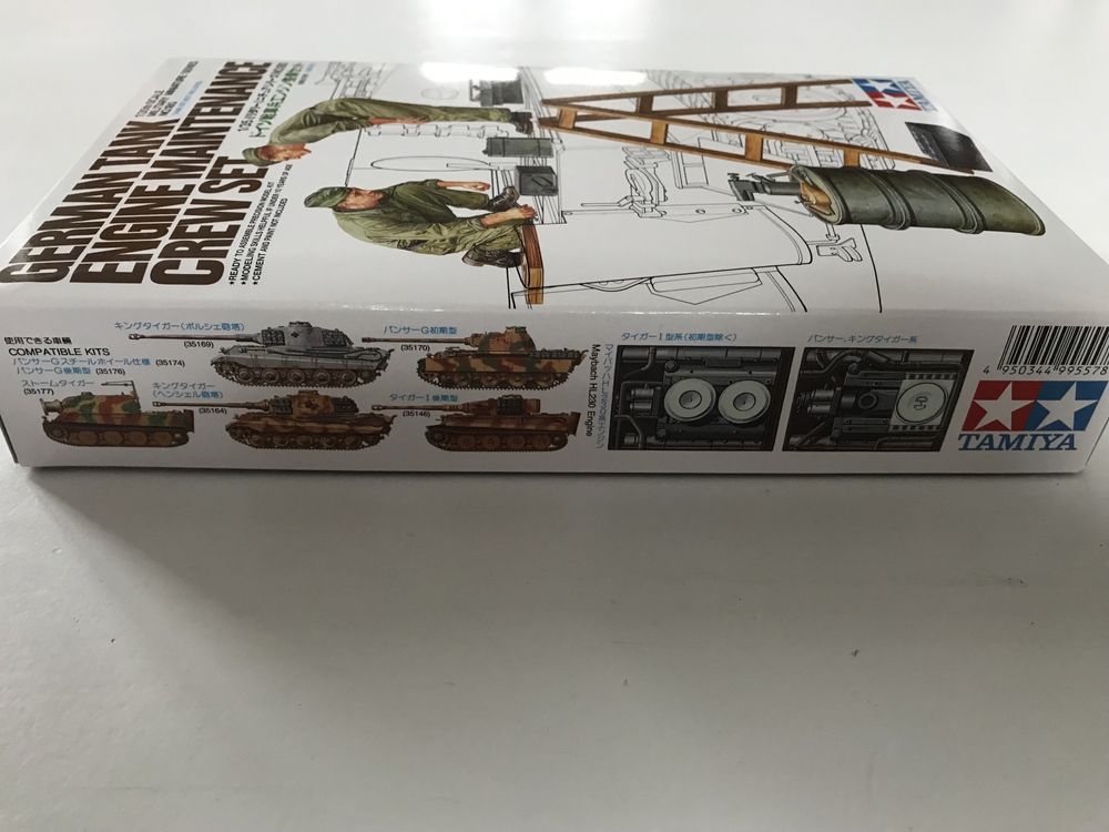 Figurki mechanik czołgu akcesoria modelarskie Tamiya 35180