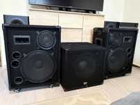 Zestaw 1200W || Kolumny Elestra 15” 300W + Subbas RH Sound 15” 600W