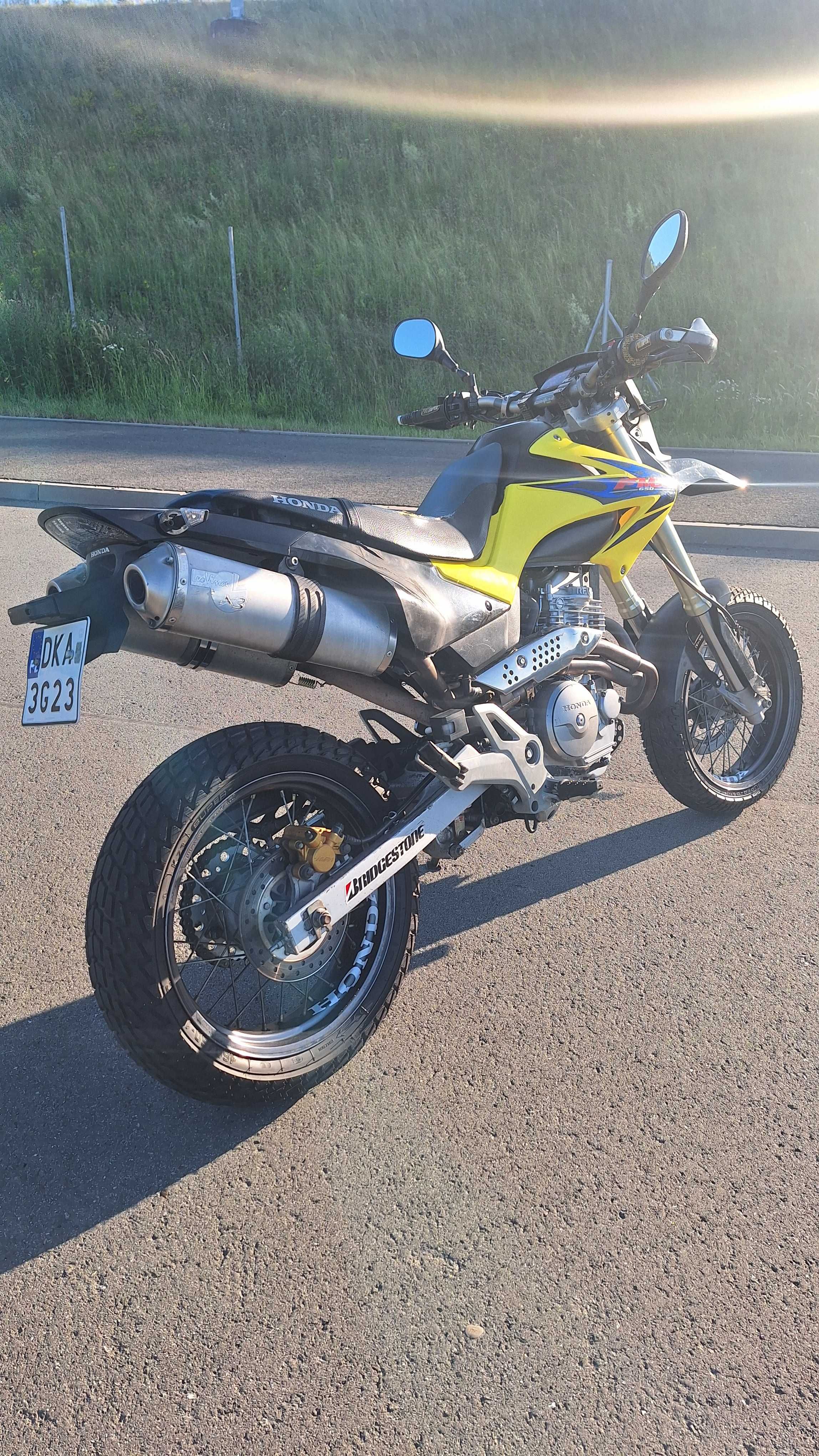 Honda FMX 650 A2 sm smr 2x leovince 2005r