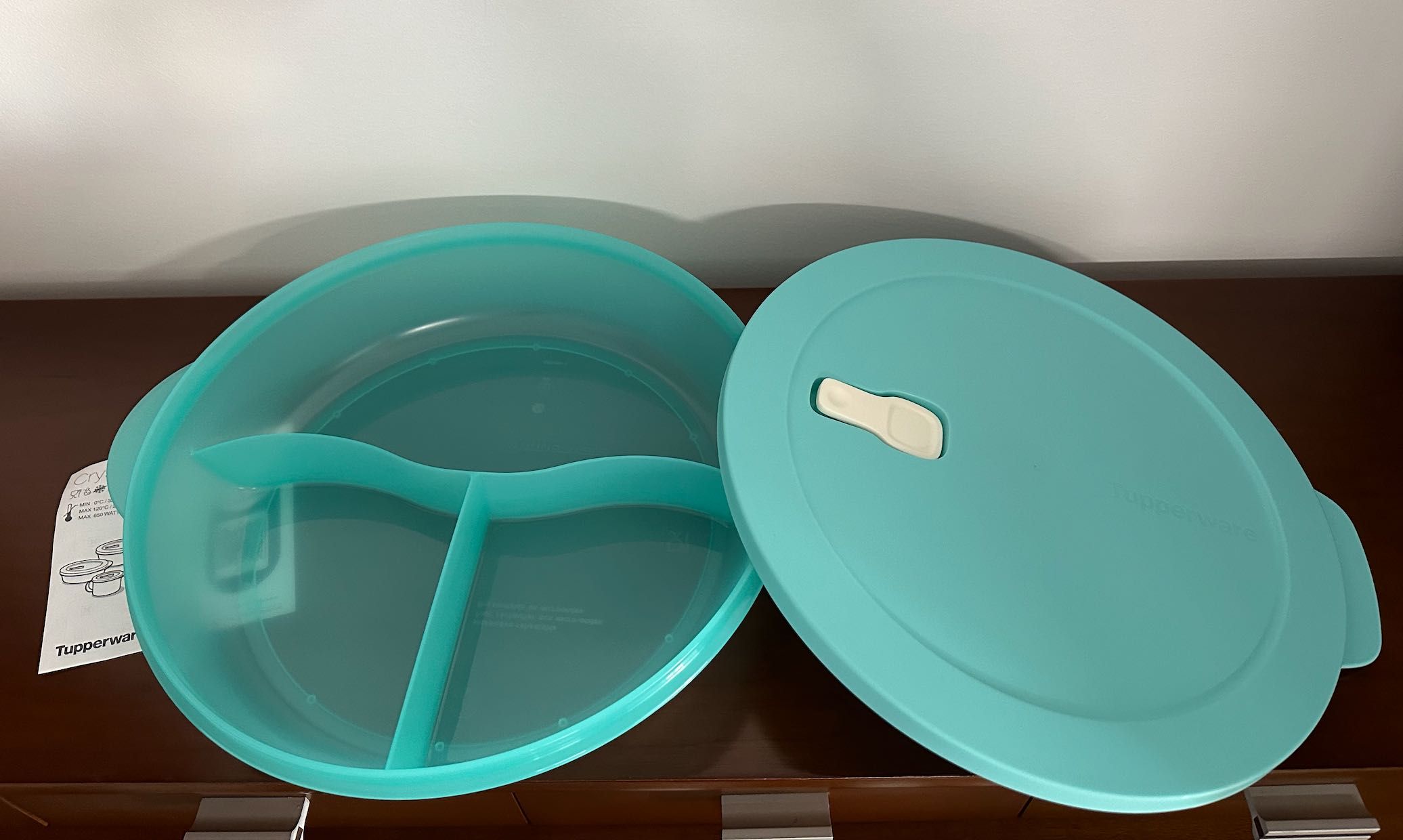 Prato com Divisórias Microondas Tupperware
