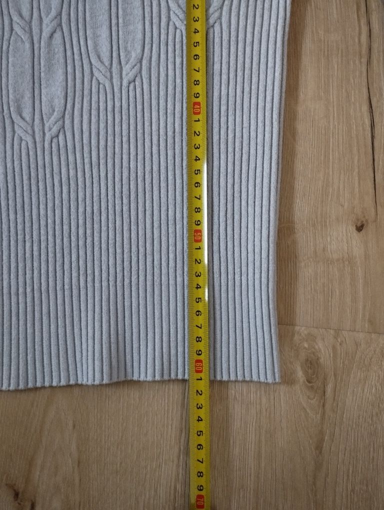 Szary sweterek, r.38(M)
