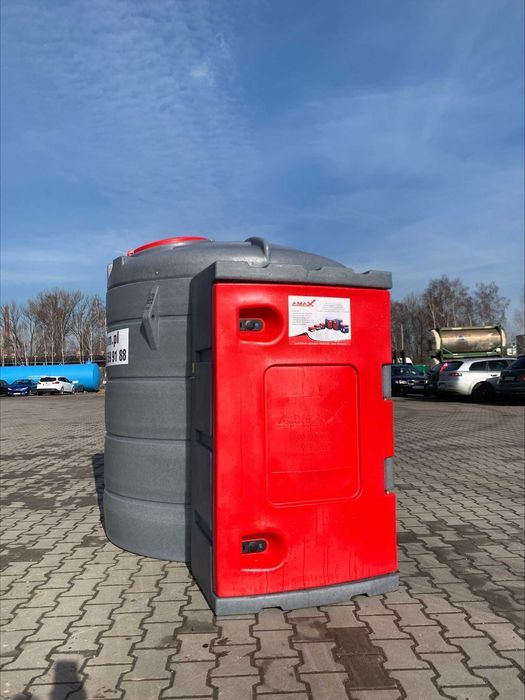 Dwupłaszczowy zbiornik na paliwo 2500l z dystrybutorem - diesel - AMAX