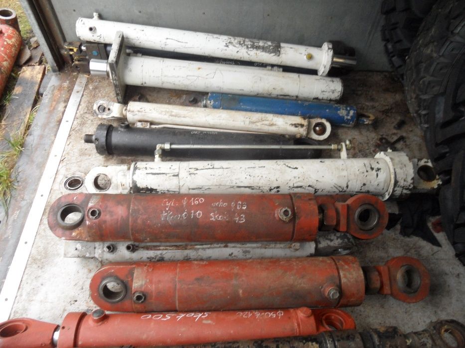 Siłownik hydrauliczny do łuparki prasy śmieciarki koparki itp