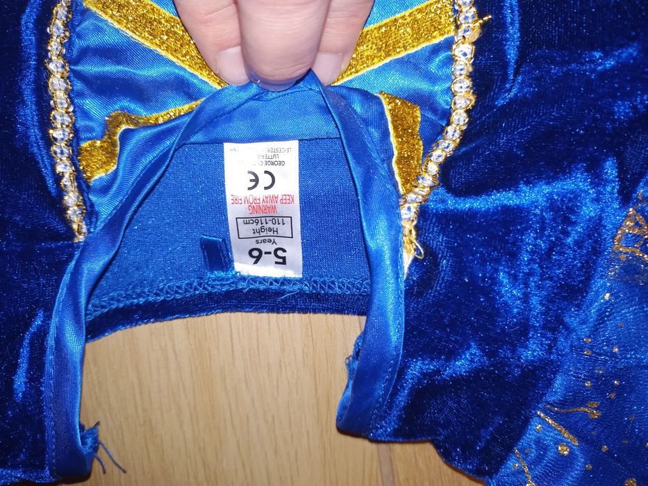 Strój karnawałowy przebranie pajęczarka wróżka 110/116