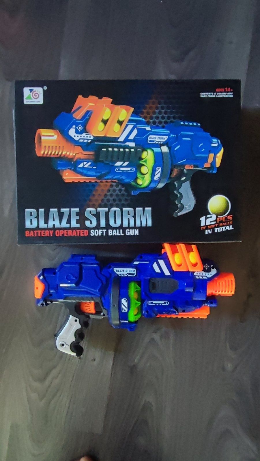 Бластер Blaze Storm с мягкими пулями