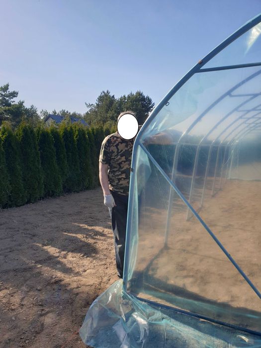 tunel foliowy profesjonalny szklarnia namiot 10 x 5 x 3 z folią