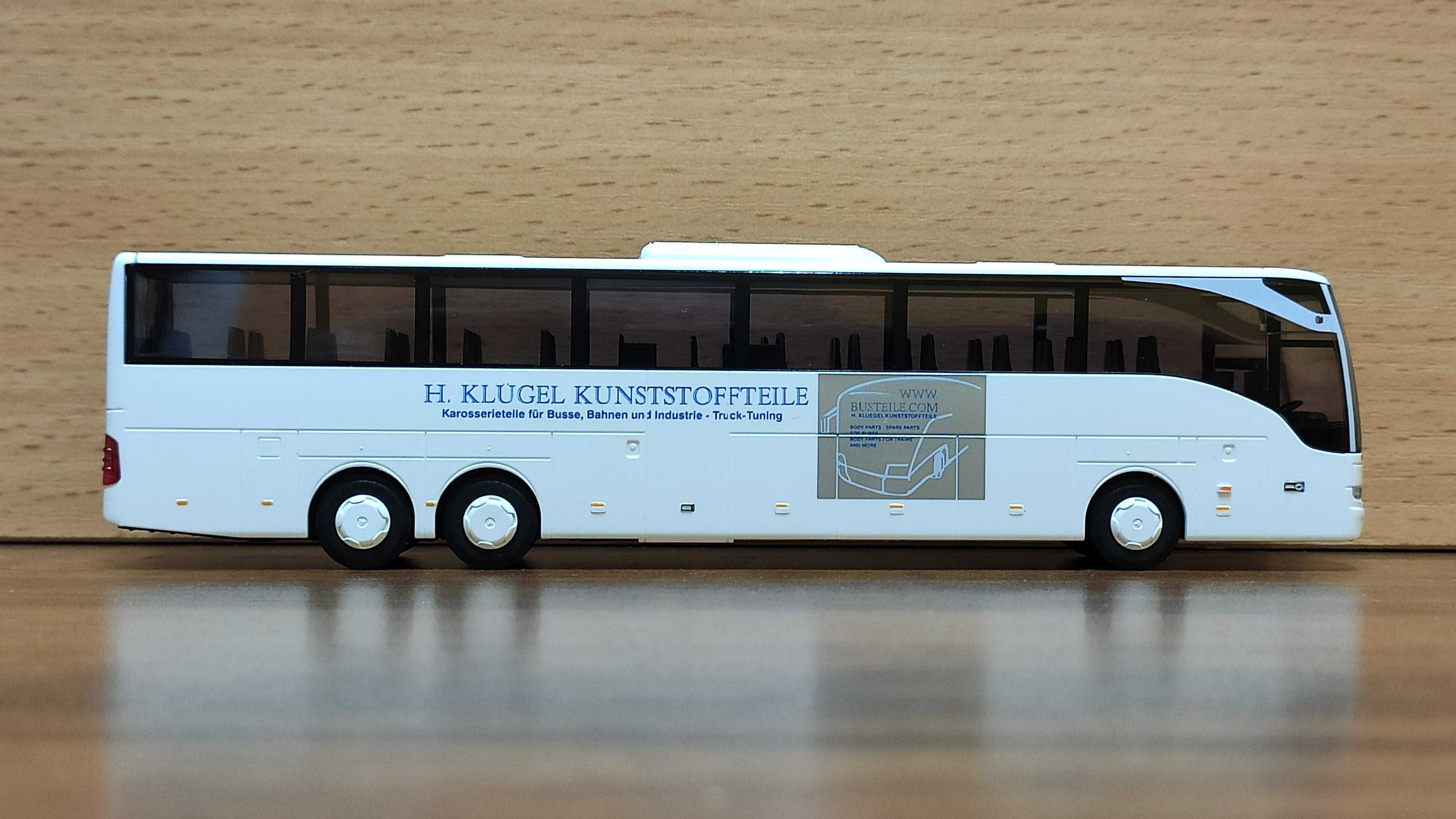 Model autobusu: Mercedes Benz Tourismo - H.Klügel Kunststoffteil [AWM]