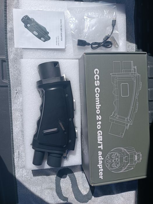 Адаптер ccs2 gbt dc швидкий для зарядки китайських авто 300А