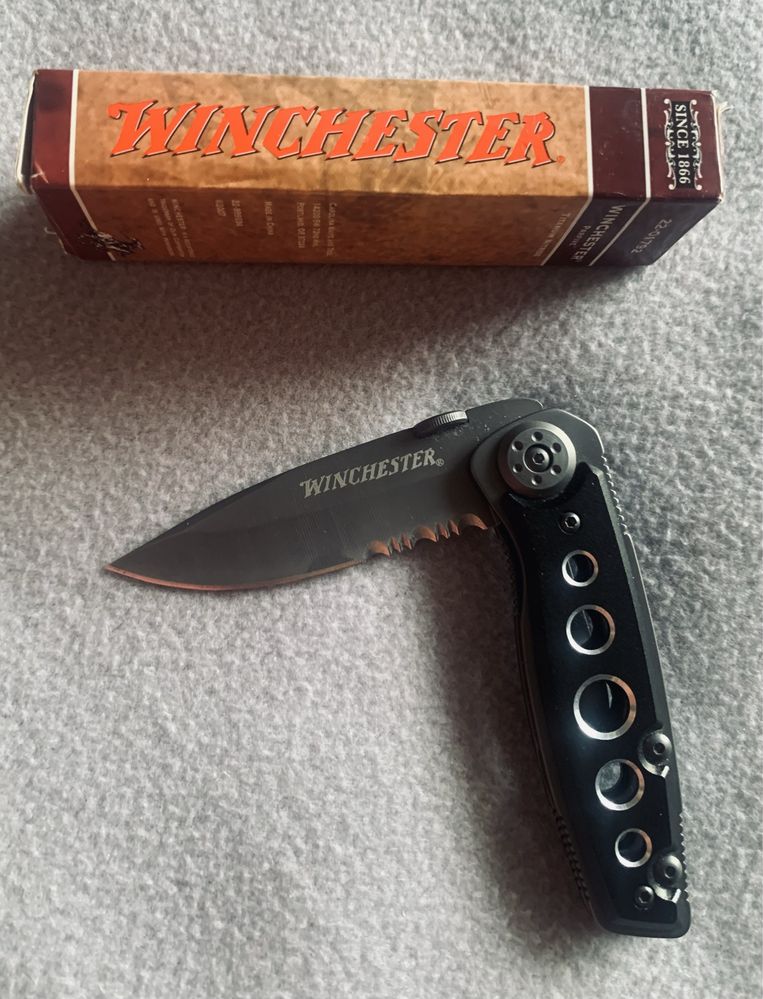 Winchester parfive tanto point folding linerlock knife нож