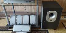 Kino domowe 5.1 JBL scs 200 subwoofer aktywny