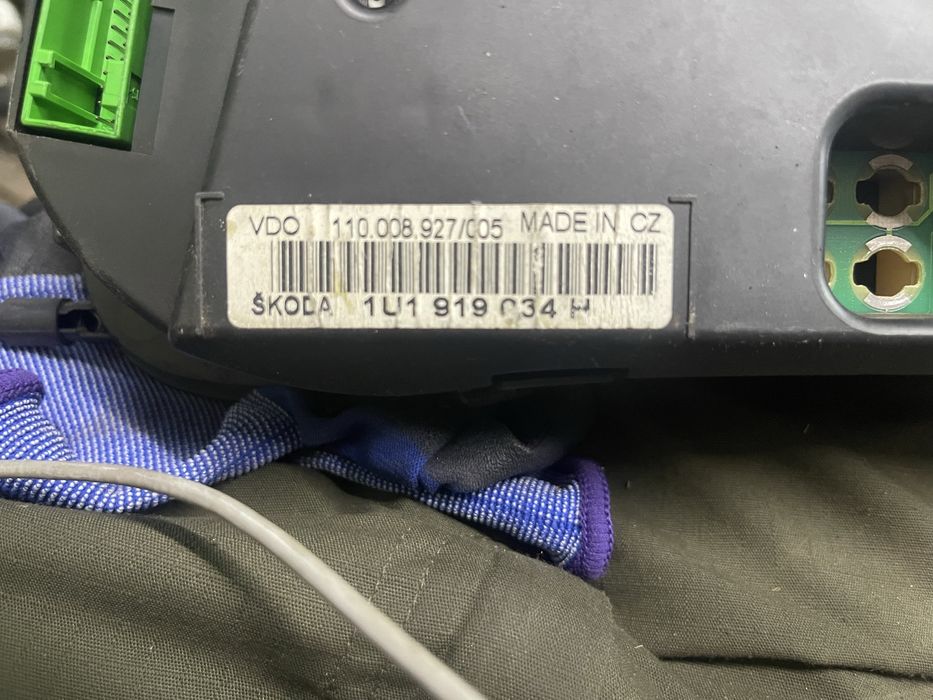 Приборна панель skoda octavia 1U1 919 034 H