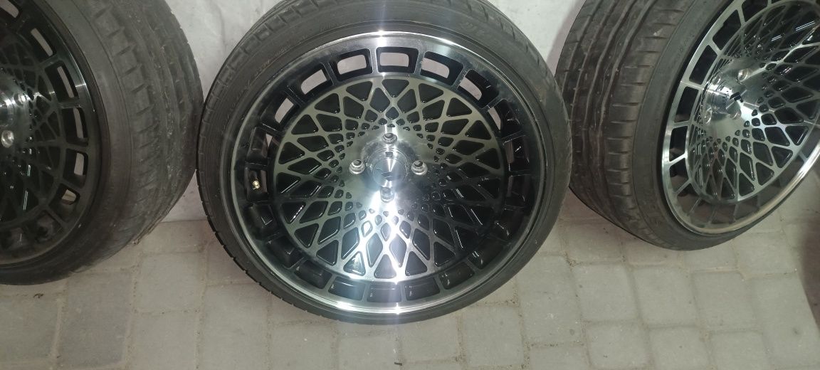 nowe felgi i opony jr 14 17"4x100 8,5j, hankook et 15