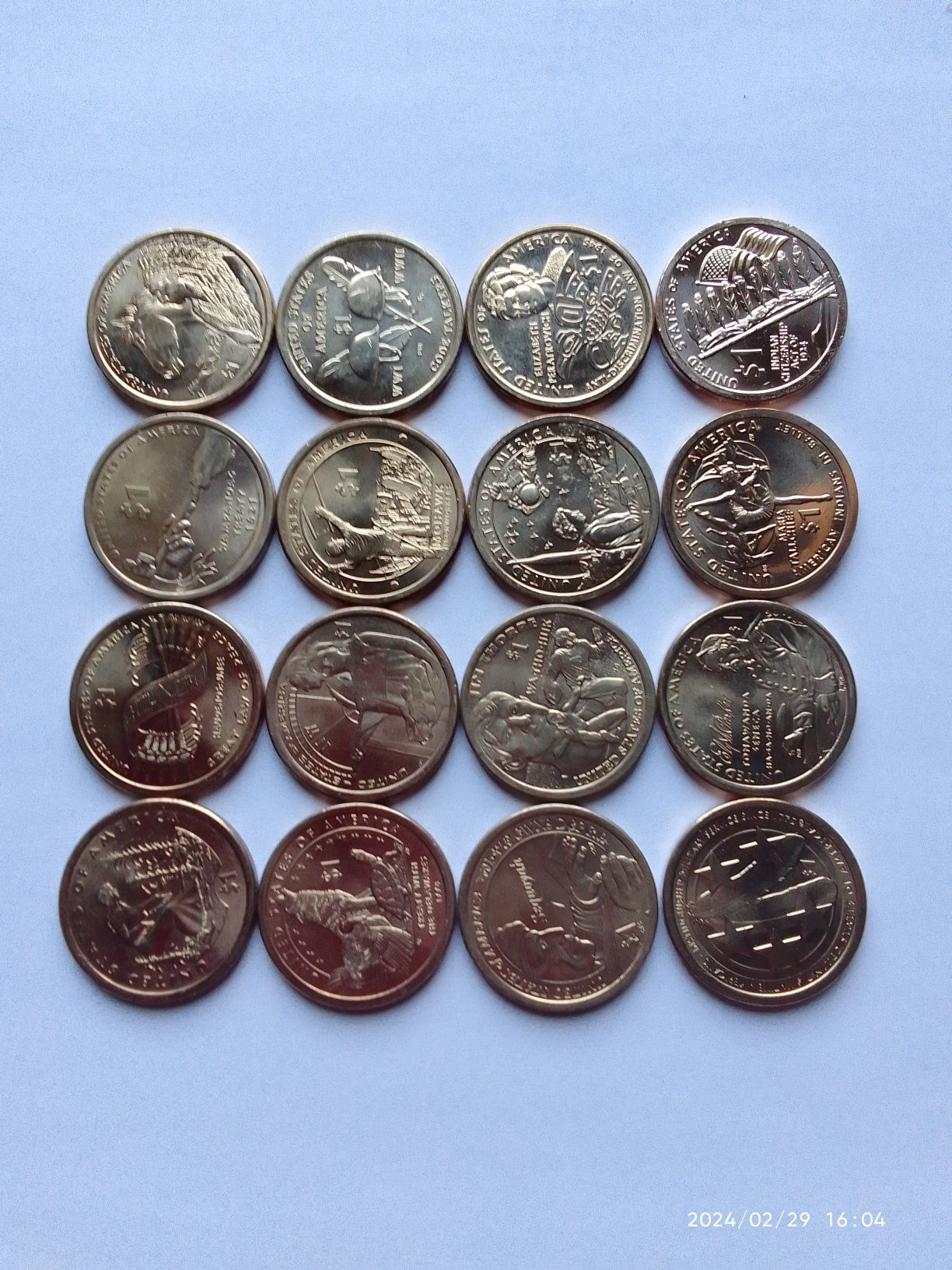 Набір монет США.