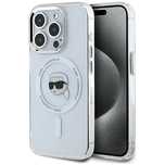 Etui Karl Lagerfeld IML Metal Karl Head MagSafe do iPhone 15 Pro Max b