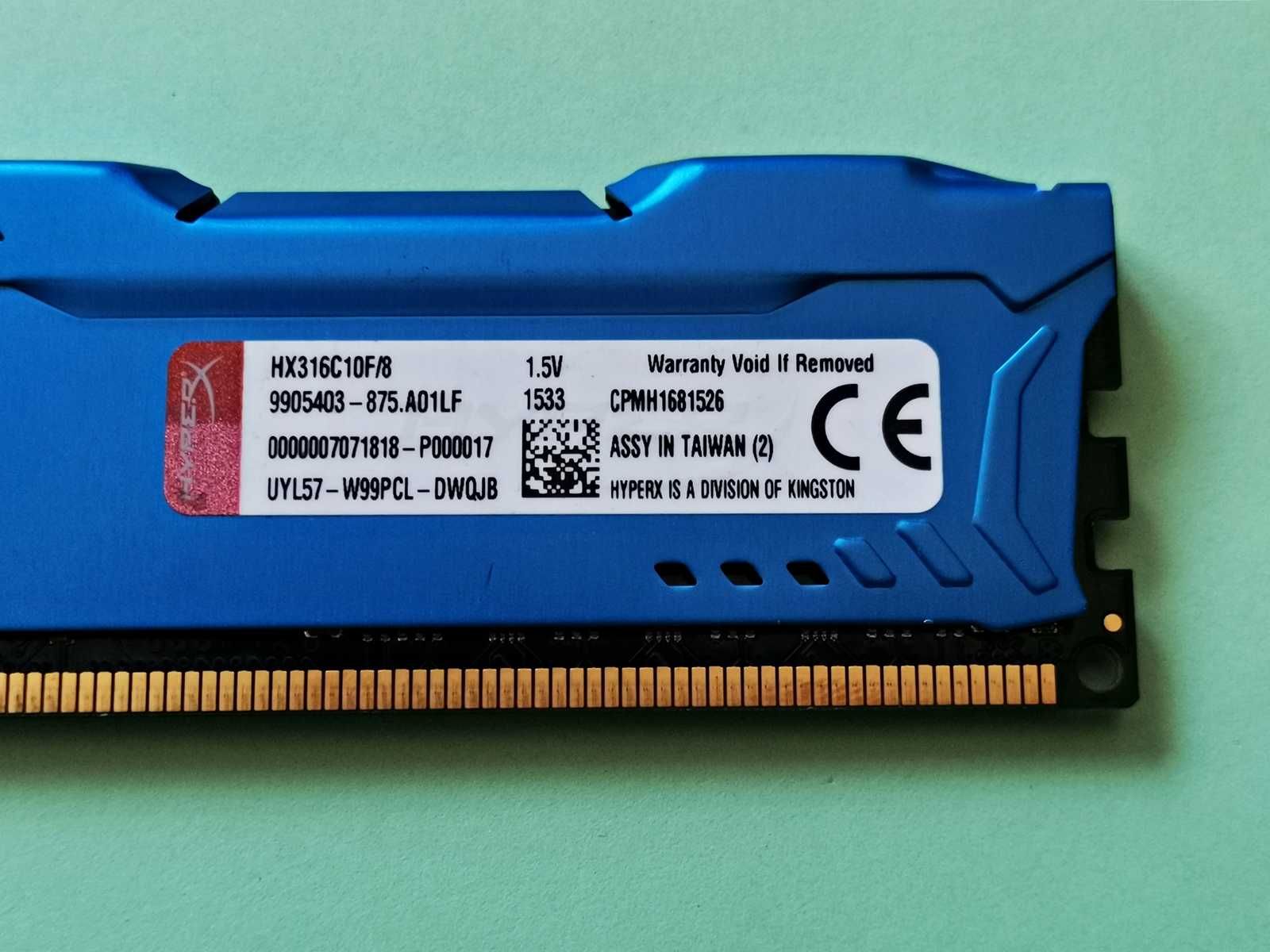 DDR3 8GB KingSton HyperX FURY 12800 -Komputer