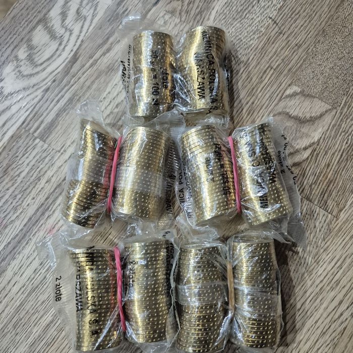 Woreki mennicze 2zł x 50 szt., Zwierzęta świata Sokół Wędrowny oraz 75