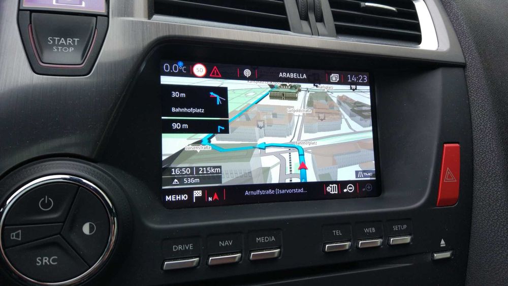 Zestaw P&P Radio Navi NAC Citroen DS5 - Carplay Android Auto TOMTOM