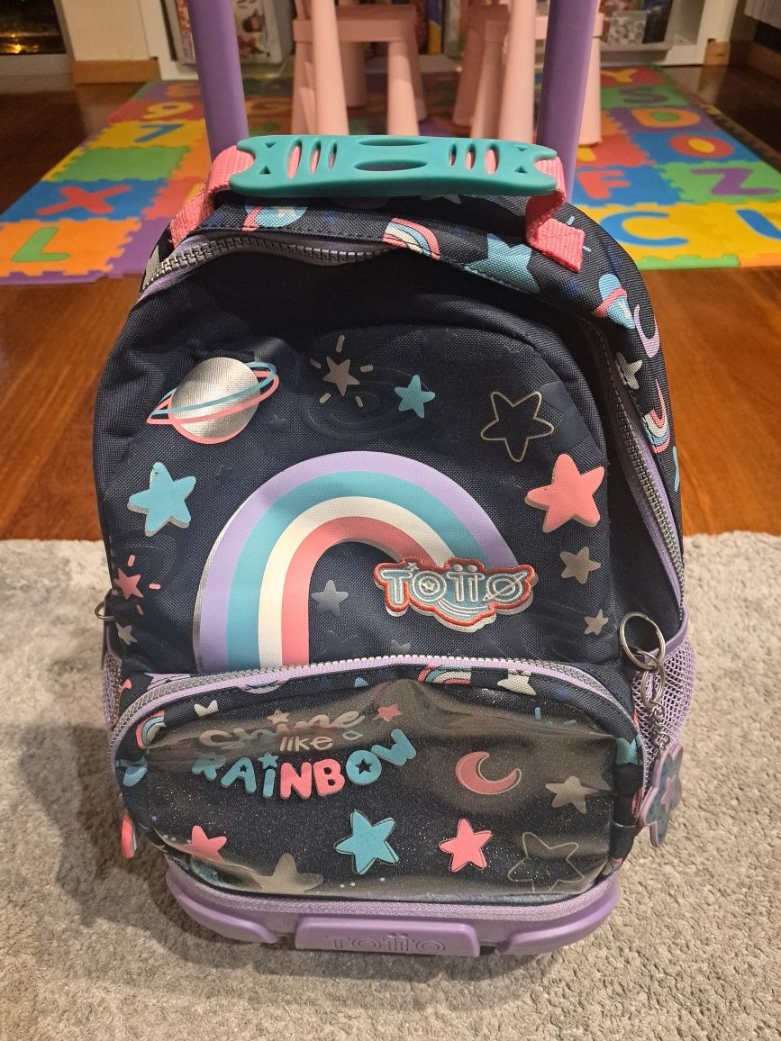 Mochila Totto Rainbow, com trolley