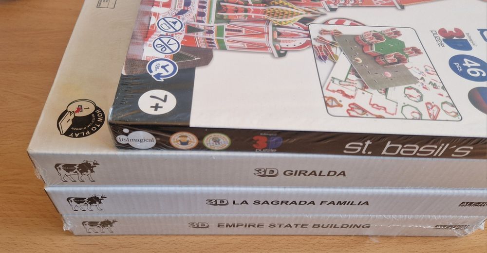 Puzzles 3D edifícios icónicos do mundo - sortido