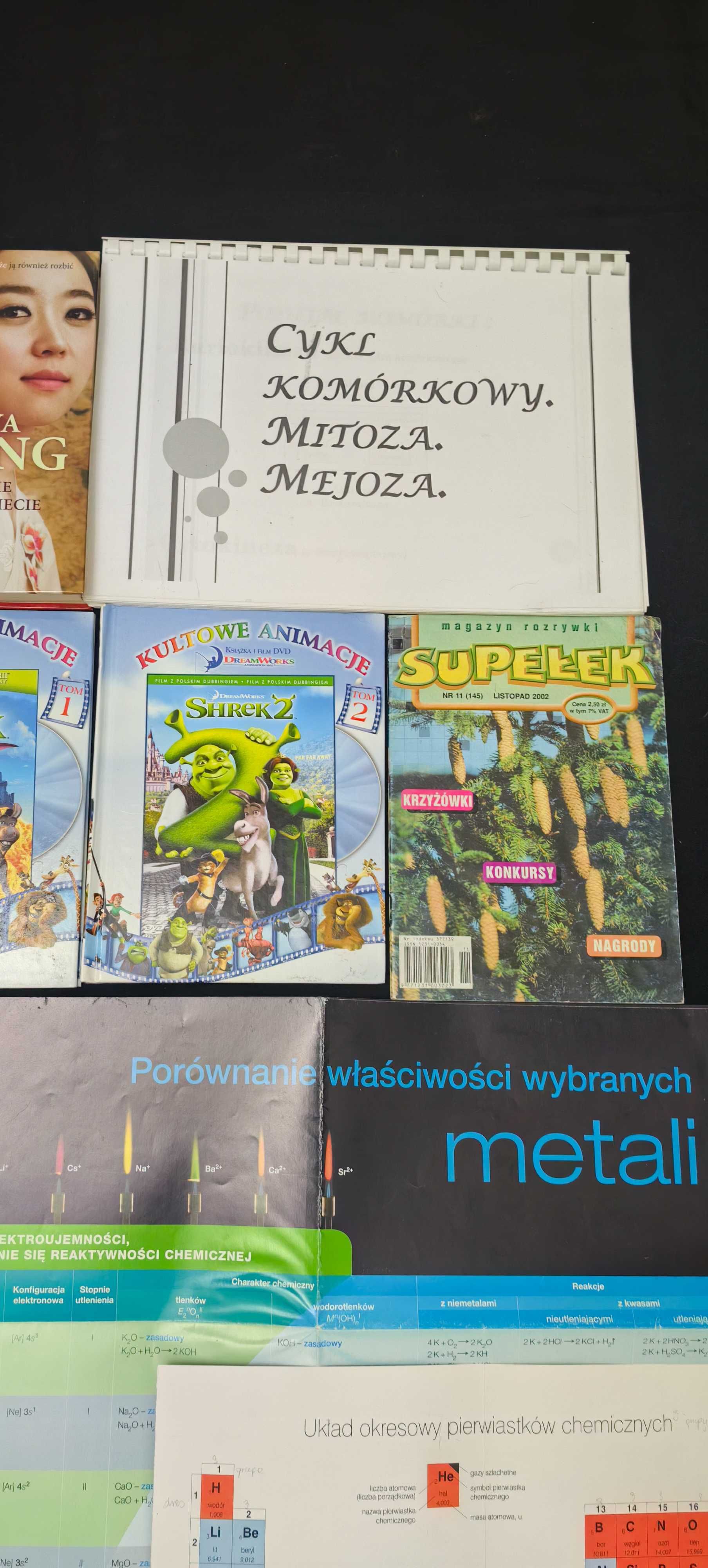 Zestaw Książek Shrek Supełek Madagascar Lego Atlas