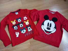 Bluza mickey disney i koszulka 116 zestaw