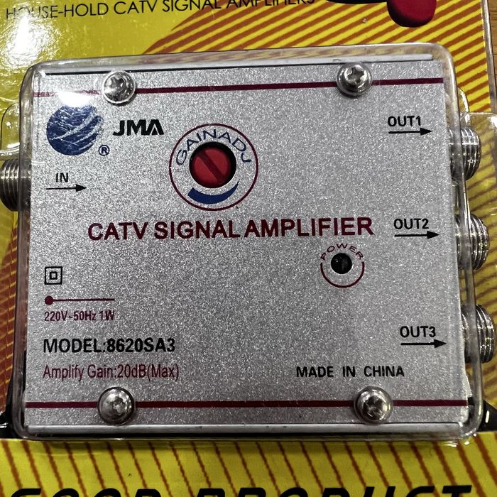 Amplificador sinal antena tv JMA - Novo