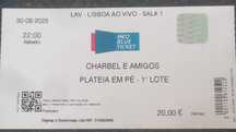 Bilhetes charbel e amigos 5 unidades