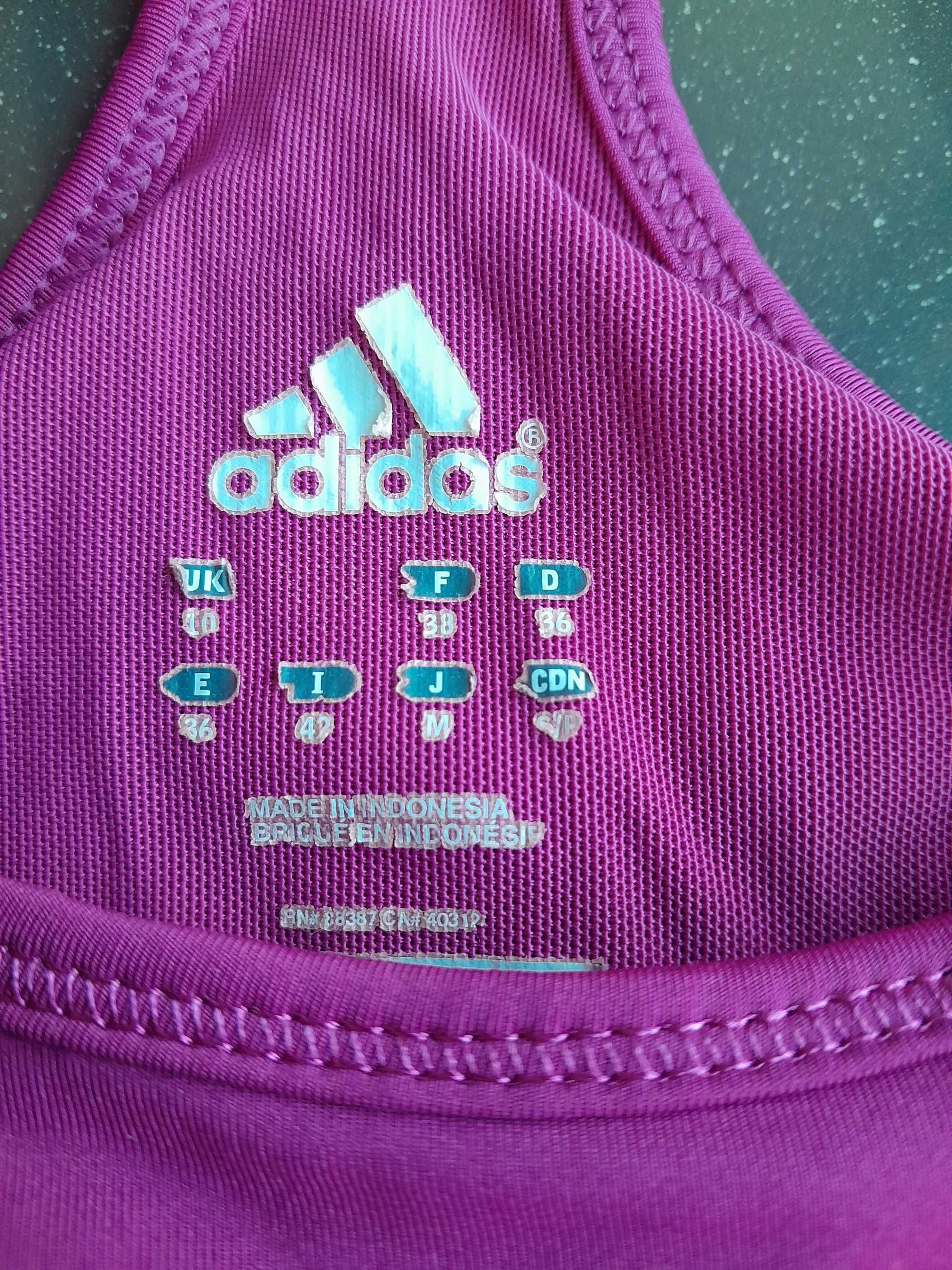 T-shirt para fitness com soutien Adidas