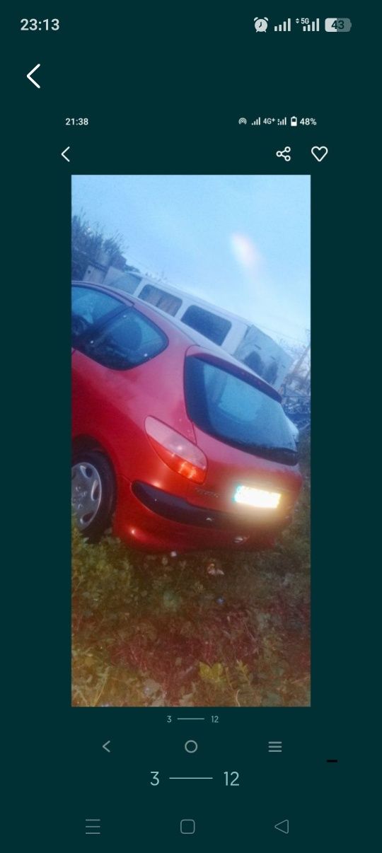Peugeot 206 1.1 gasolina so peças
