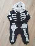 Śpioszki, rampersy - szkielet, kościotrup, Halloween