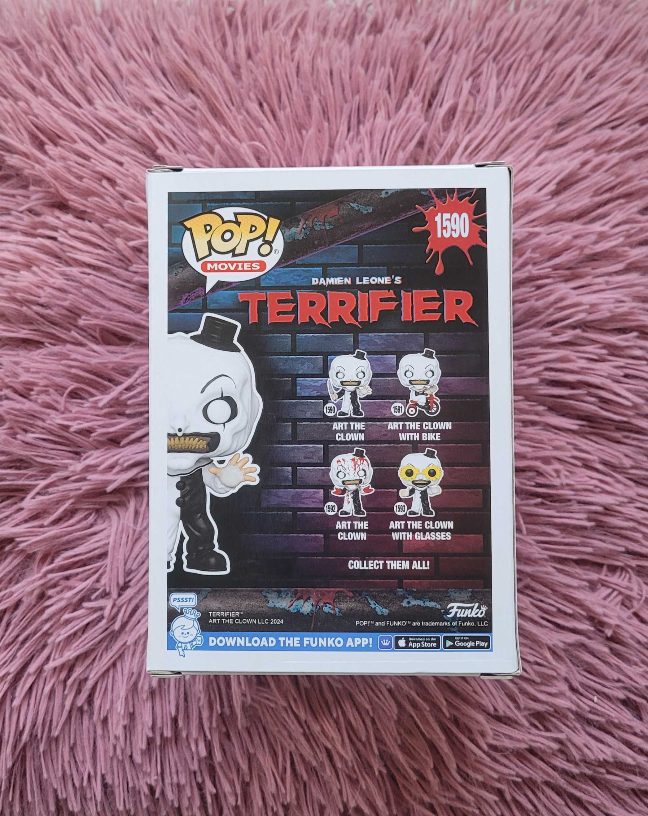 Figurka Funko POP! ART THE CLOWN WITH KNIFE Terrifier #1590