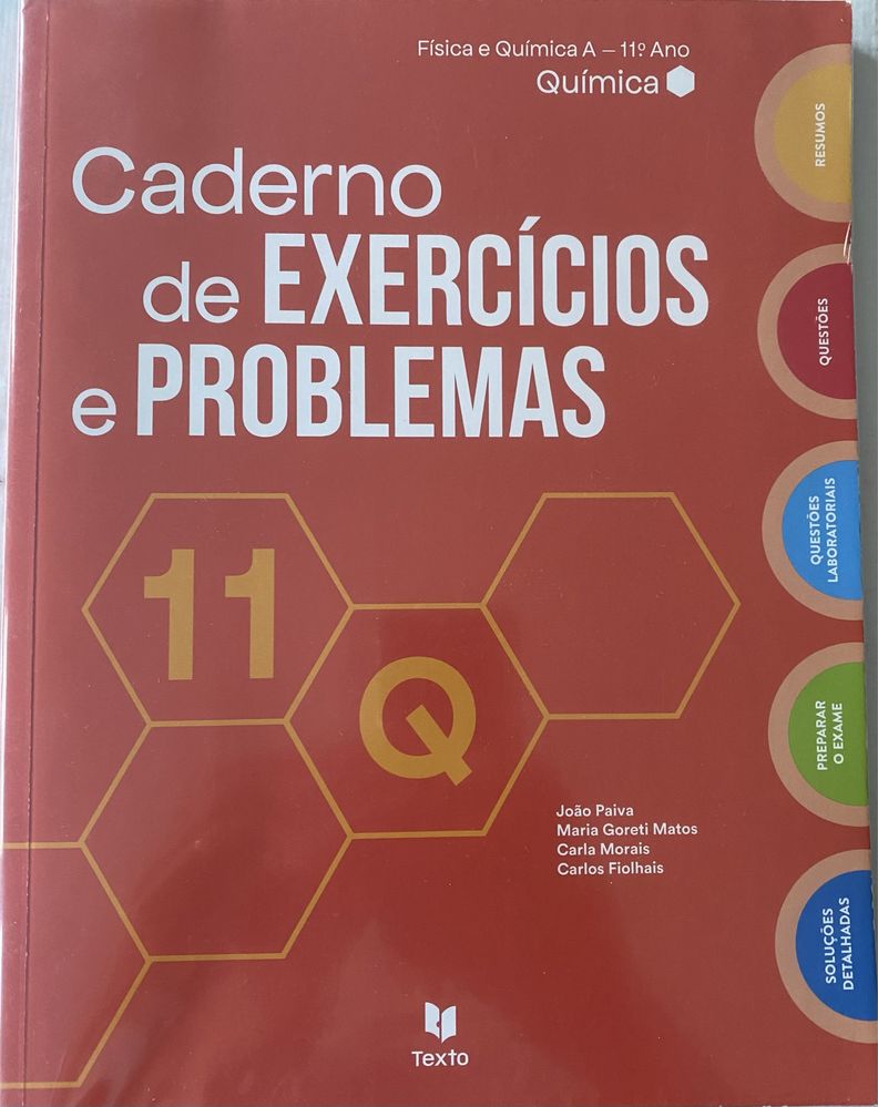 Cadernos de exercicios de Quimica A - 11. Ano