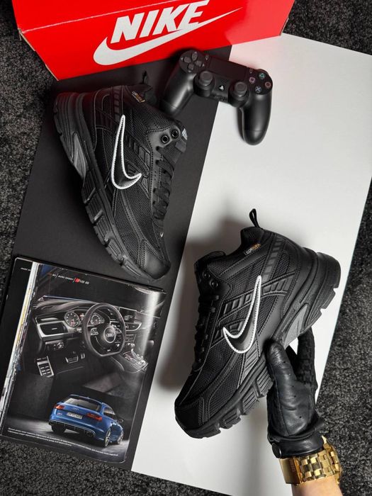 Мужские кроссовки найк Nike Initiator High Fur Black [41-46]